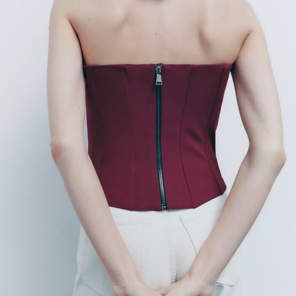 Zara sweetheart neckline corset top - Picture 4 of 5